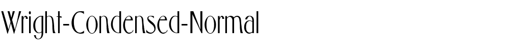 Wright-Condensed-Normal