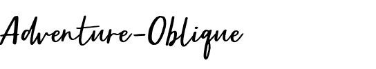 Adventure-Oblique