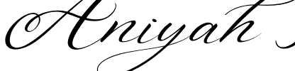 Aniyah Italic