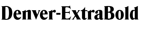Denver-ExtraBold