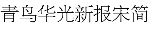 青鸟华光新报宋简