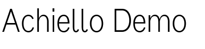 Achiello Demo