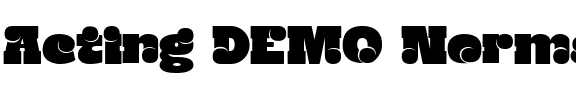 Acting DEMO Normal