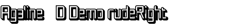 Agaline 3D Demo rudeRight