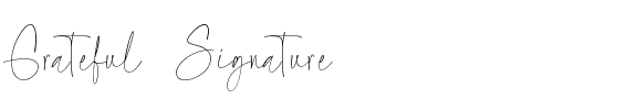 Grateful Signature