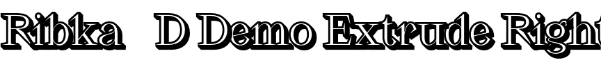Ribka 3D Demo Extrude Right