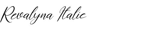 Revalyna Italic