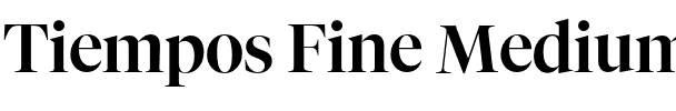 Tiempos Fine Medium