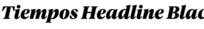 Tiempos Headline Black