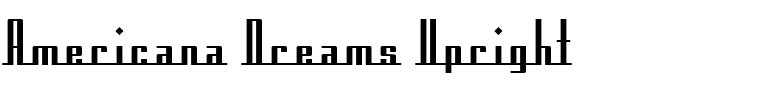 Americana Dreams Upright