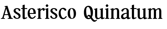 Asterisco Quinatum