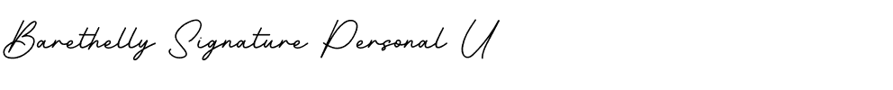 Barethelly Signature Personal U