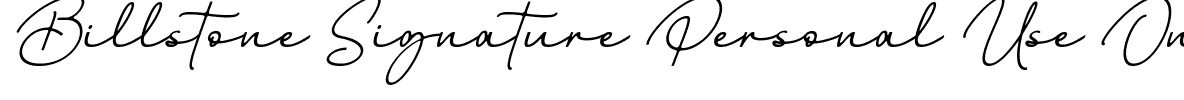 Billstone Signature Personal Use Only