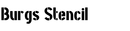 Burgs Stencil