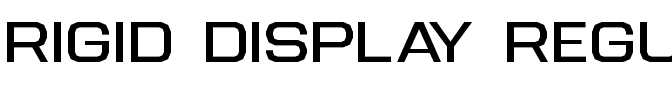 Rigid Display Regular