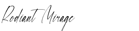 Rodiant Mirage