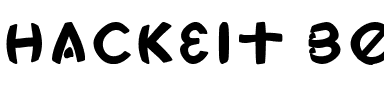 HackeIt Bold