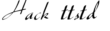 Hack  ttstd