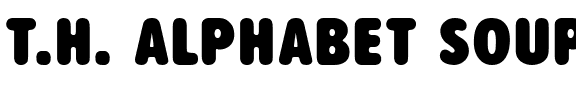 T.H. Alphabet Soup