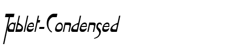 Tablet-Condensed