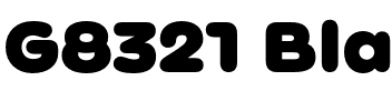 G8321 Black.otf