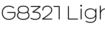 G8321 Light.otf