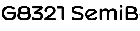 G8321 SemiBold.otf