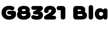 G8321 Black.ttf