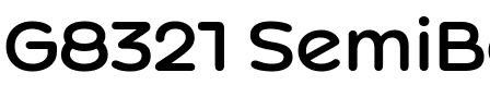 G8321 SemiBold.ttf