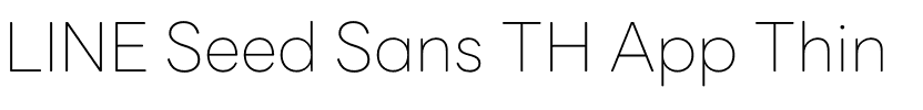 LINE Seed Sans TH App Thin.otf