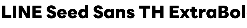 LINE Seed Sans TH ExtraBold.otf