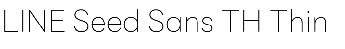 LINE Seed Sans TH Thin.otf