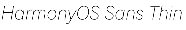 HarmonyOS Sans Thin.ttf