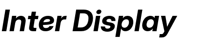 Inter Display.otf