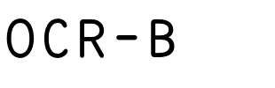 OCR-B