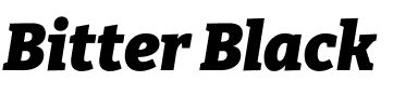 Bitter Black.ttf