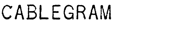 Cablegram