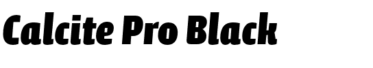 Calcite Pro Black