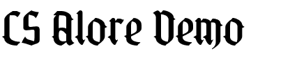 CS Alore Demo