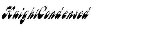 HaightCondensed