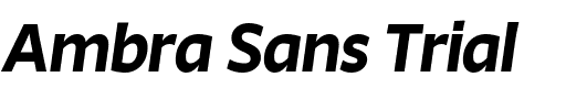 Ambra Sans Trial
