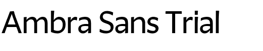 Ambra Sans Trial