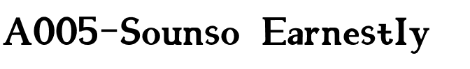 A005-Sounso Earnestly