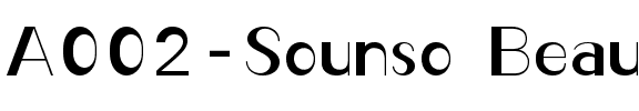 A002-Sounso Beauty