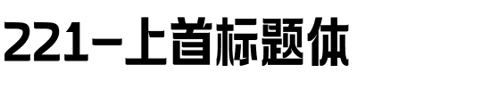 221-上首标题体