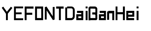 YEFONTDaiBanHei