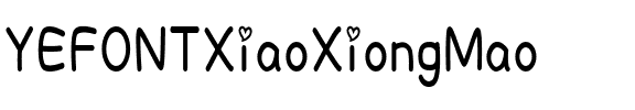 YEFONTXiaoXiongMao