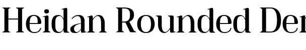 Heidan Rounded Demo.otf