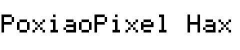 PoxiaoPixel Hax.ttf