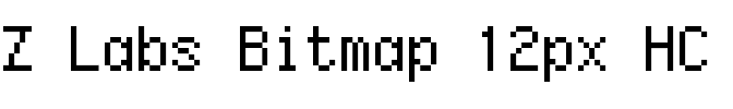 Z Labs Bitmap 12px HC